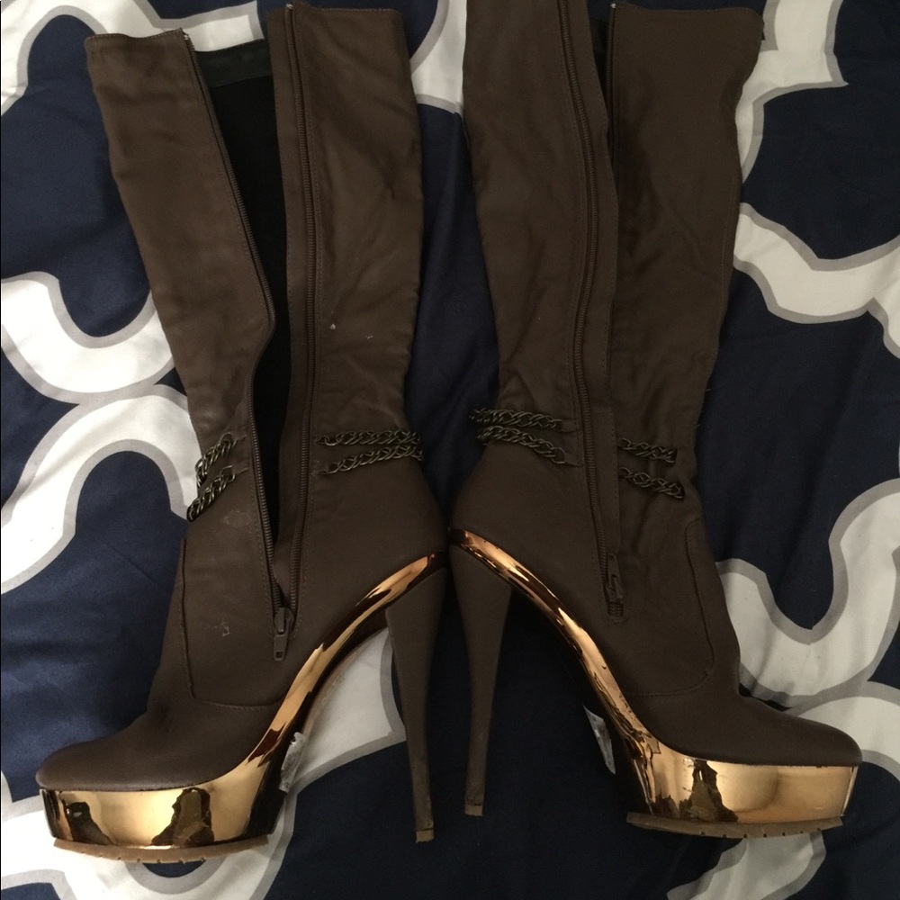 Knee high boots